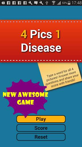 4 Pics 1 Disease screenshot 1