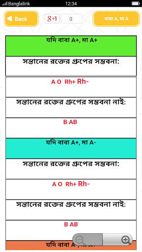 রক্ত গ্রুপ Blood Group screenshot 3