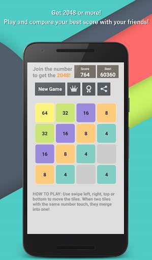 2048 Free Puzzle game screenshot 1
