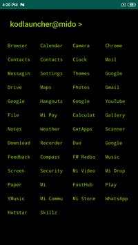 KOD Launcher screenshot 2