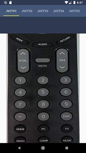 JVC TV Remote screenshot 3
