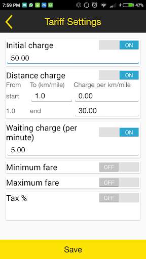 Portable - Taxi/Auto Meter App screenshot 6
