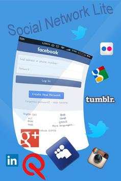 Social Network Lite - Smallest Social Application screenshot 1