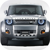 SUV car driving simulator icon