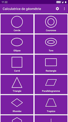 Calculatrice de géométrie screenshot 1