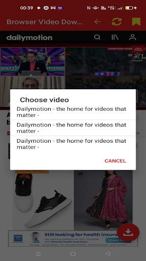 Vmaté Video Downloader Browser screenshot 4