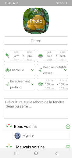 Planificateur de légumes screenshot 6
