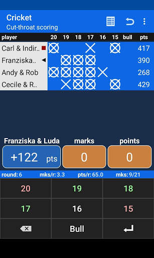 Darts Scoreboard screenshot 3