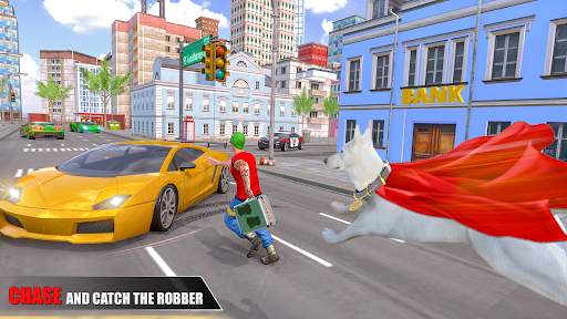 Flying Super Hero Dog Rescue screenshot 2