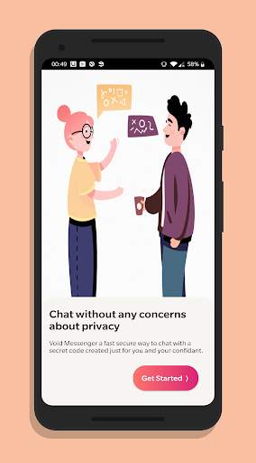 Void Messenger - secure, code destruct, video chat screenshot 3