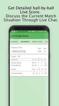 Live Cricket Score - PSL 2019 screenshot 2