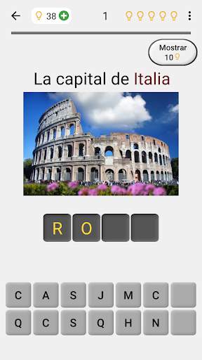 Capitales de todos los países del mundo - Pruebas screenshot 2