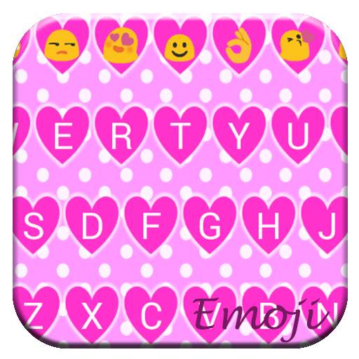 Valentine Heart Emoji Keyboard 100
