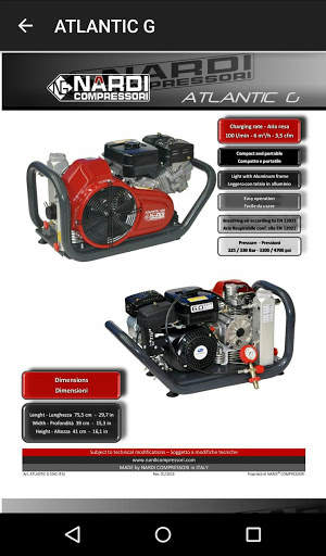 Nardi Compressors App screenshot 3