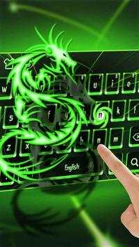 Green Dragon Keyboard Theme screenshot 2