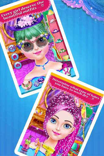 Fashion Hair Style Girls - hairdressing games screenshot 6