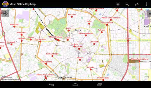 Milan Offline City Map स्क्रीनशॉट 9