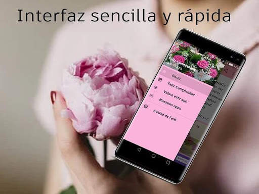 Feliz Cumpleaños Con Flores screenshot 2