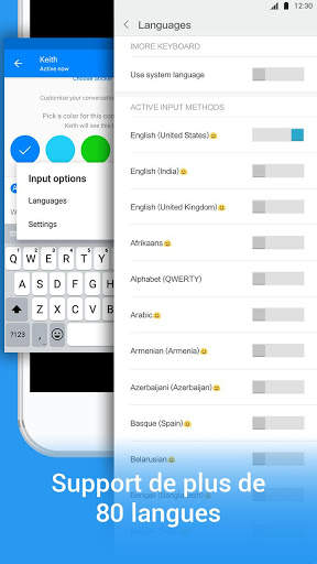 Clavier Emoji - AZERTY Clavier, Emoji, Gifs screenshot 8