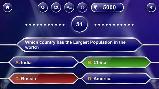 KBC - KBC Play Along Online KBC 2020 Game Quiz screenshot 3