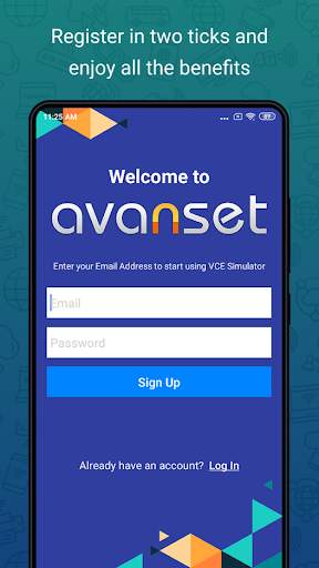 VCE Simulator screenshot 1