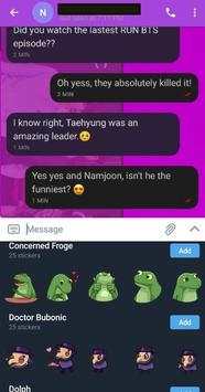 New BTS Messenger screenshot 1