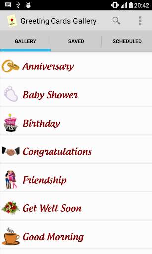Greeting Cards Maker : Gallery for all occasions screenshot 1