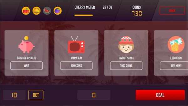 Fruit Poker Video Poker screenshot 2