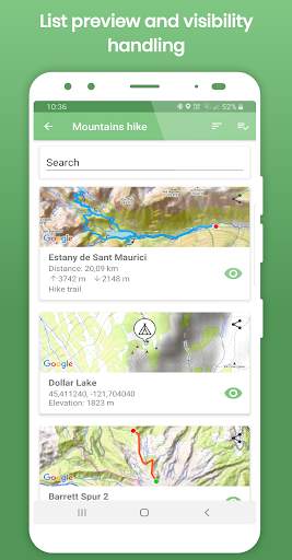 Tracklia: GPX, KML, KMZ & maps screenshot 8