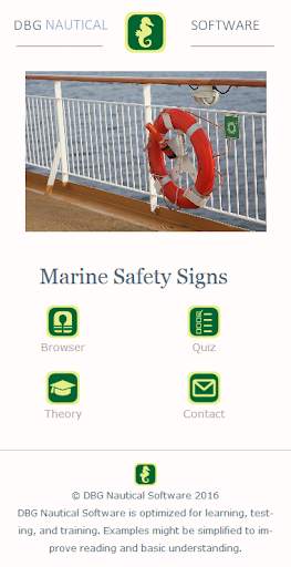 Marine Safety Signs screenshot 1