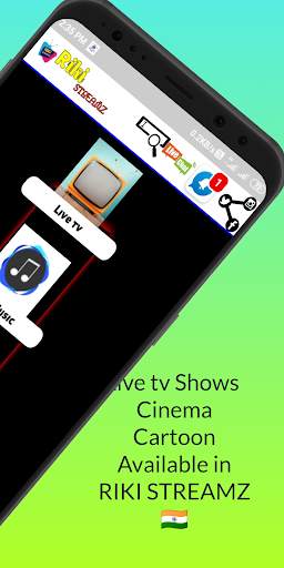RIKI STREAMZ - Live tv:  Shows Music Entertainment screenshot 2