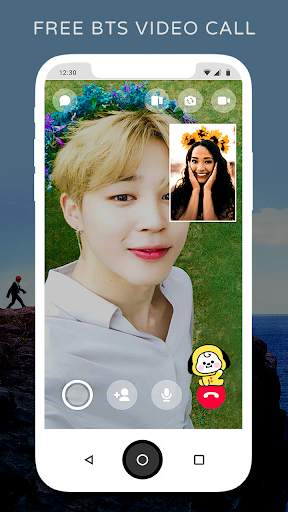 Fake Video Call : BTS Call You screenshot 1