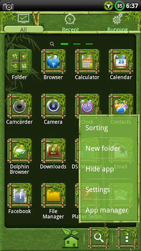 Bamboo GO Launcher EX Theme screenshot 2