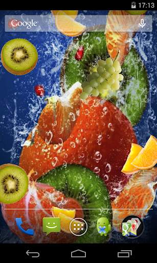Fruits Live Wallpaper screenshot 3