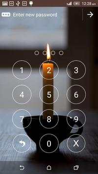 Candle Theme App Lock Theme screenshot 3
