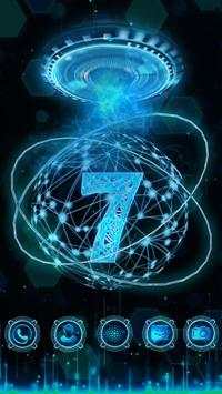 3D Next Tech seven Launcher Theme screenshot 2