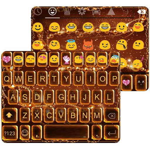 Vintage Gold Emoji Keyboard 1.0.4