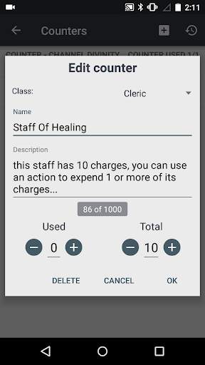 5th Edition Spellbook screenshot 6