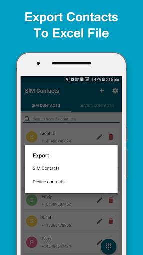 SIM Contacts screenshot 7