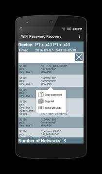 Wifi Password Recovery(Root) screenshot 3