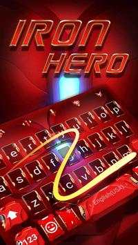 Cool Keyboard Theme for Red Iron Hero screenshot 4