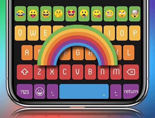 Rainbow Keyboard स्क्रीनशॉट 5