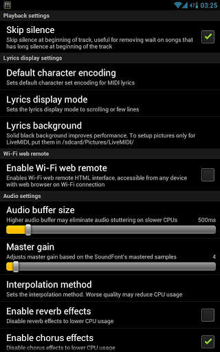 Karaoke Live MIDI Player DEMO screenshot 6
