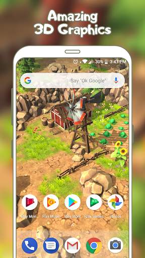 Cartoon Village - Live Wallpaper screenshot 4