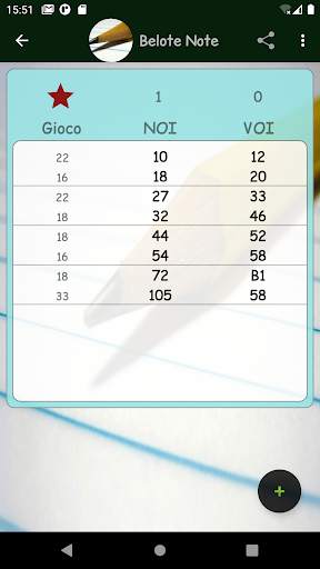 Belote Note screenshot 7