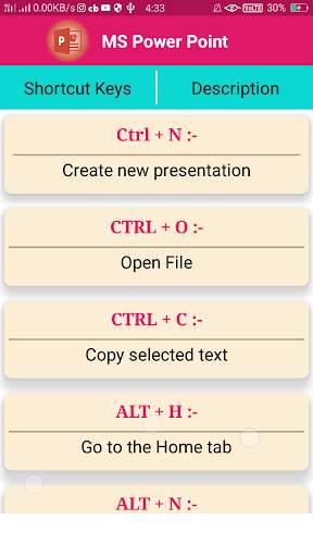 Computer Shortcut Keys (300 Keyboard ShortcutKeys) screenshot 7