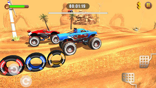 Karayolu Canavar Kamyon Sürüş screenshot 6