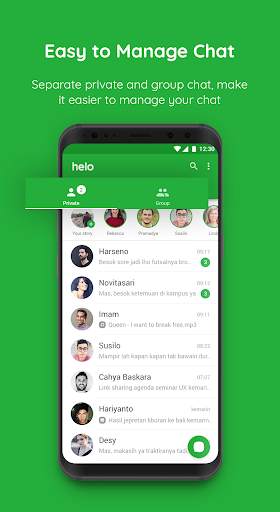 Helo Chat - Indonesian Messenger screenshot 1