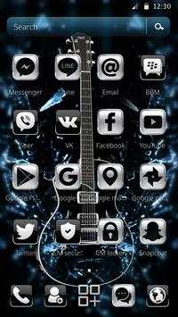 Jazz Black Guitar Theme screenshot 5