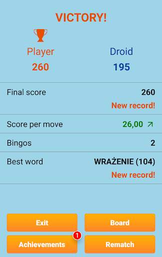 Classic Words Polski screenshot 4